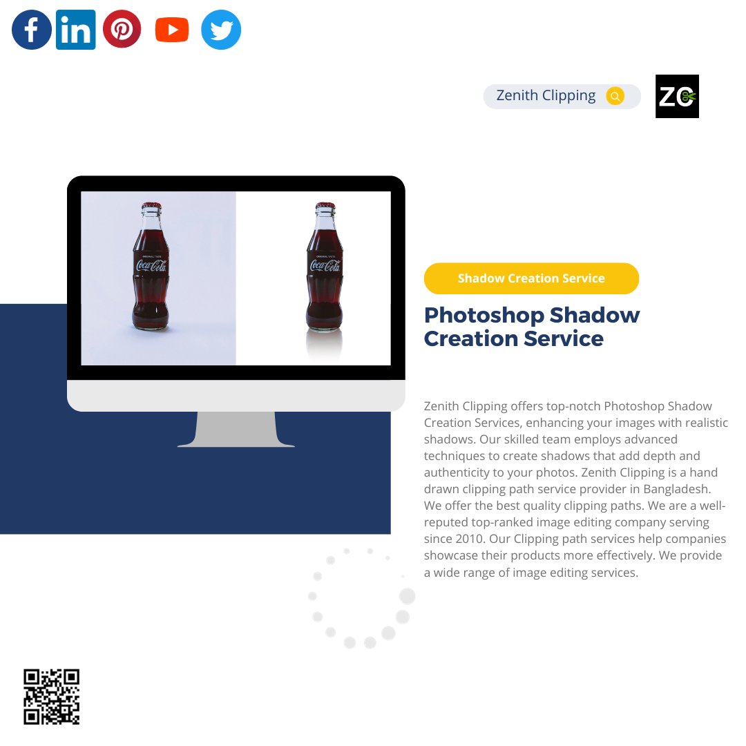 zenithclipping's tweet image. Zenith Clipping is a leading provider of Photoshop Shadow Creation Services, elevating your images with realistic and captivating shadows. #PhotoshopServices #ShadowCreation #ZenithClipping #ImageEditing #PhotoRetouching #ProfessionalEditing #VisualEnhancement #GraphicDesign