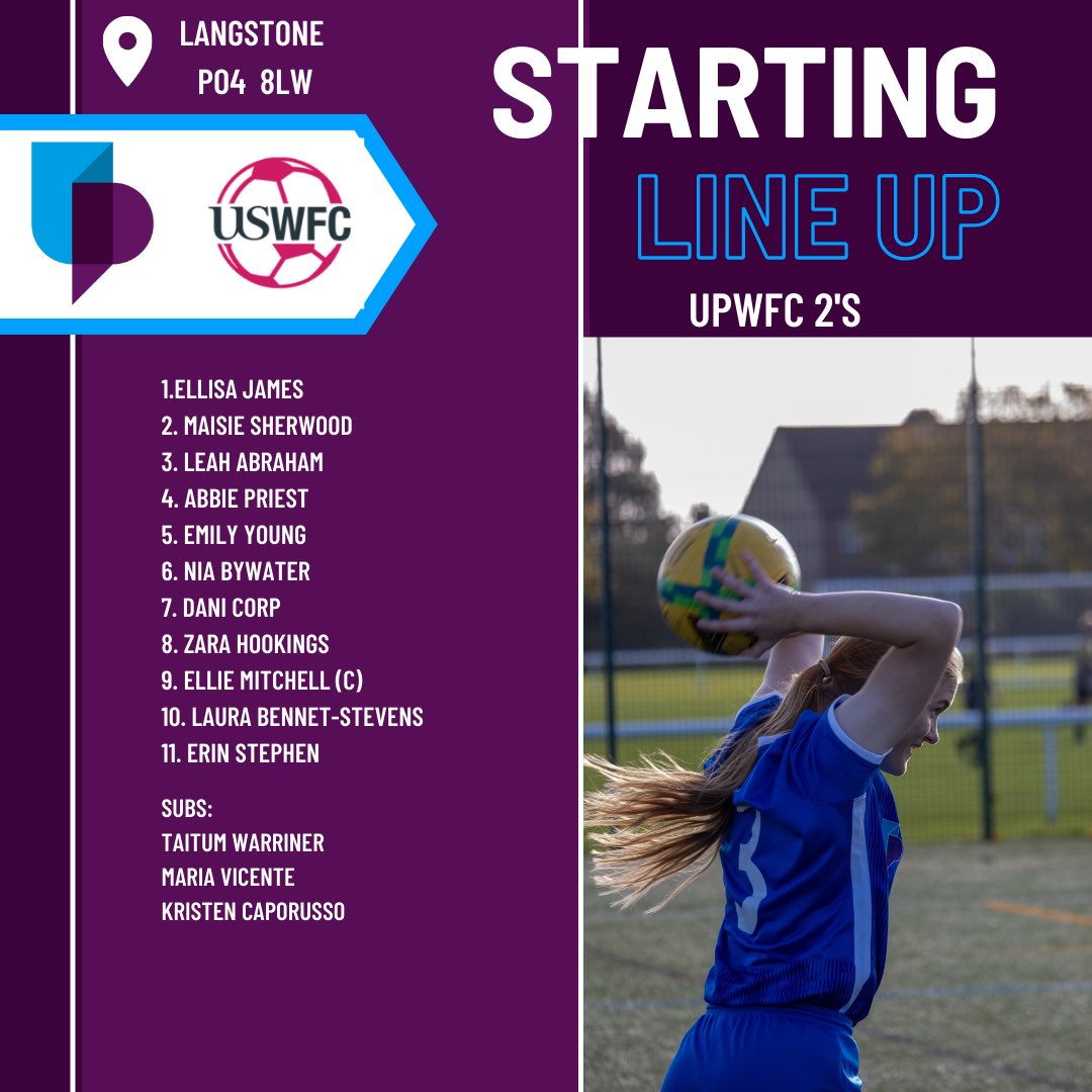 ❗️MATCHDAY 15.11.23❗️

Both teams are at home today as the 1s take on Hertfordshire and the 2s take on Sussex! ⚽️⚽️

Come down to Langstone and support the girls! 😈😈

#uopsport #upwfc #football #teamuop