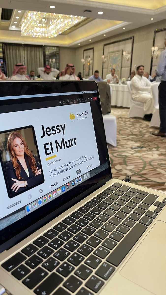 🇸🇦 متحدث في ورشة عمل في #الرياض 

#تدريب #مهارات_الالقاء 

<a href="/jessytrends/">Jessy El Murr جيسي المرّ</a>