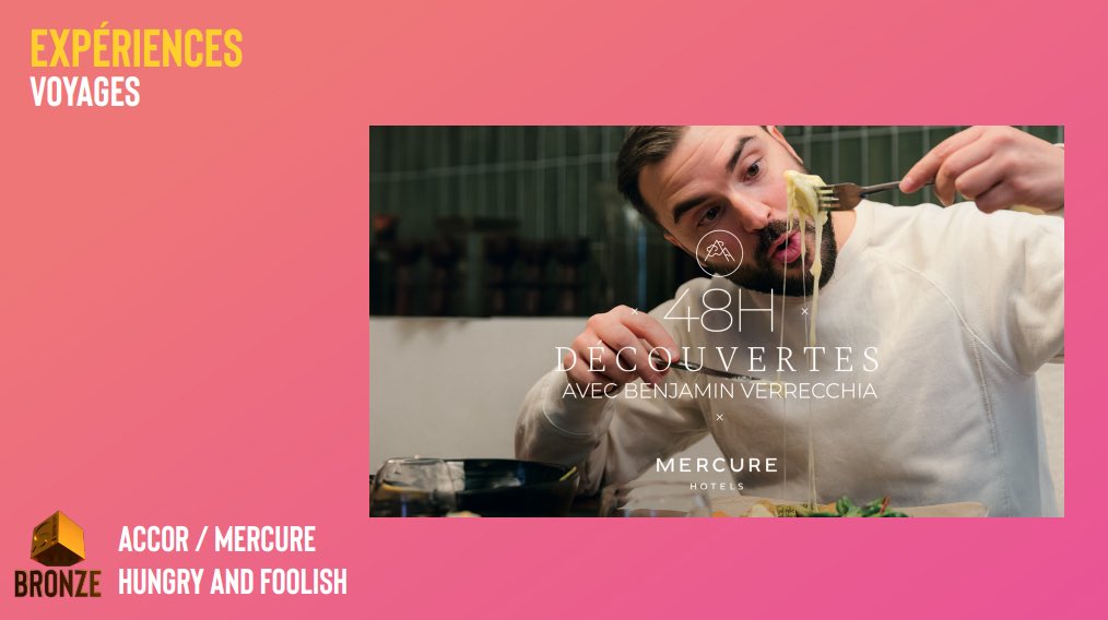 Strategies's tweet photo. GP Stratégies de l’influence 2023 – Expériences / Voyages : un BRONZE pour @mercure-FR et l’agence @HungryParis pour la réalisation « 48h Découvertes ».
Bravo à eux !
#gpstrat https://t.co/XpORtTvZNZ