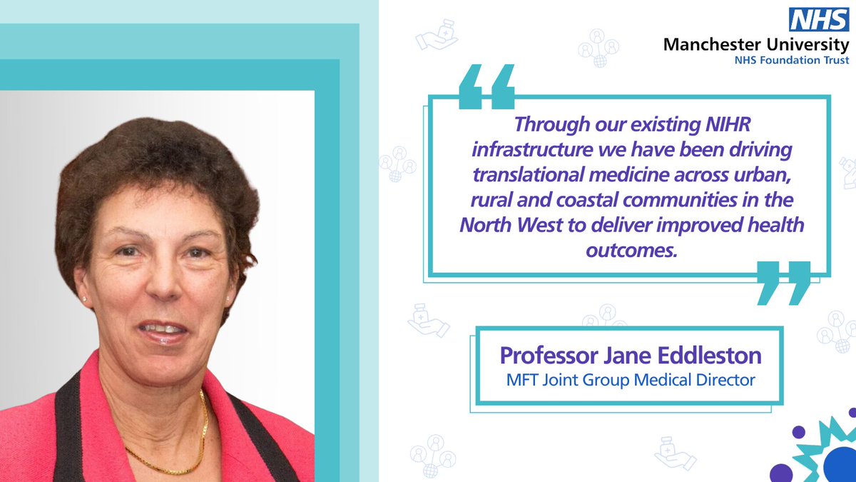 MFT Research and Innovation (@mft_research) on Twitter photo The new <a href="/NIHRresearch/">National Institute for Health and Care Research</a> Research Delivery Network will drive innovation across the system and play a full and active role in implementing government policy 👏.
@MFTNhs is proud to host the Network for the North West. The new <a href="/NIHRresearch/">National Institute for Health and Care Research</a> Research Delivery Network will drive innovation across the system and play a full and active role in implementing government policy 👏.
@MFTNhs is proud to host the Network for the North West.