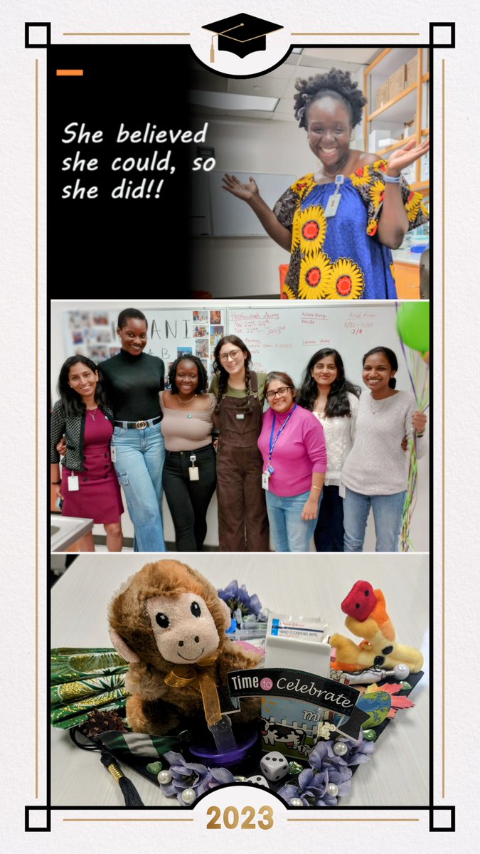Sashi Ramani (@sash_ramani) on Twitter photo Introducing Dr. Grace Mwesigwa, the newest Ph.D in town! Can't be more proud of <a href="/GraceforSci/">Grace Adeniyi-Ipadeola</a>! Huge thanks to her thesis advisors <a href="/EstesLab_BCM/">Estes Lab at BCM</a> @rabritton <a href="/allisonspeer5/">Allison Leigh Speer</a> <a href="/DougBurrin/">Douglas Burrin</a> & Tony Piedra for their mentorship, and my lab for celebrating Grace in every way! <a href="/BCMFromtheLabs/">From the Labs at Baylor College of Medicine</a> Introducing Dr. Grace Mwesigwa, the newest Ph.D in town! Can't be more proud of <a href="/GraceforSci/">Grace Adeniyi-Ipadeola</a>! Huge thanks to her thesis advisors <a href="/EstesLab_BCM/">Estes Lab at BCM</a> @rabritton <a href="/allisonspeer5/">Allison Leigh Speer</a> <a href="/DougBurrin/">Douglas Burrin</a> & Tony Piedra for their mentorship, and my lab for celebrating Grace in every way! <a href="/BCMFromtheLabs/">From the Labs at Baylor College of Medicine</a>