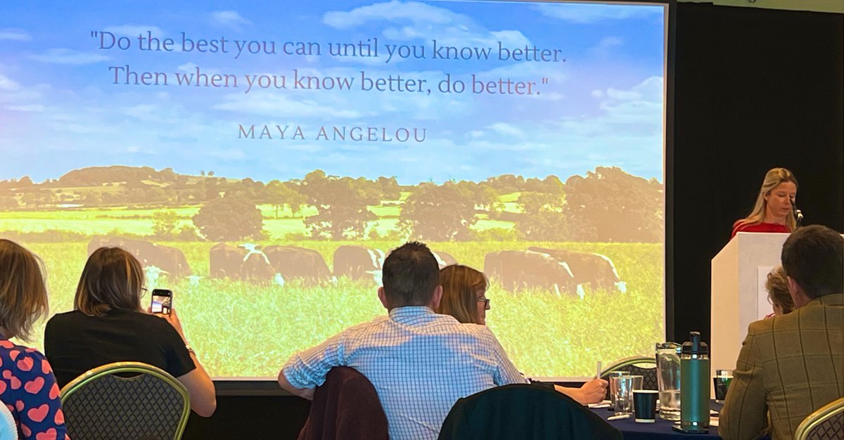 sam_w_smith's tweet photo. Love this quote from Maya Angelou, shared by @NuffieldFarming scholar Emily Padfield, in her great talk on mob grazing - covering how it's done around the world. #Nuffield23 https://t.co/AiA7jDYcJ3