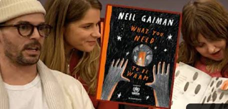 Check out Rosianna Halse Rojas's interview with @OliverJeffers & @Nadinekaadan on the creation on 'What You Need to be Warm' by @neilhimself and why this project with @Refugees is so important 🧡🧡 @UNHCRUK youtube.com/watch?v=8ow3sn…