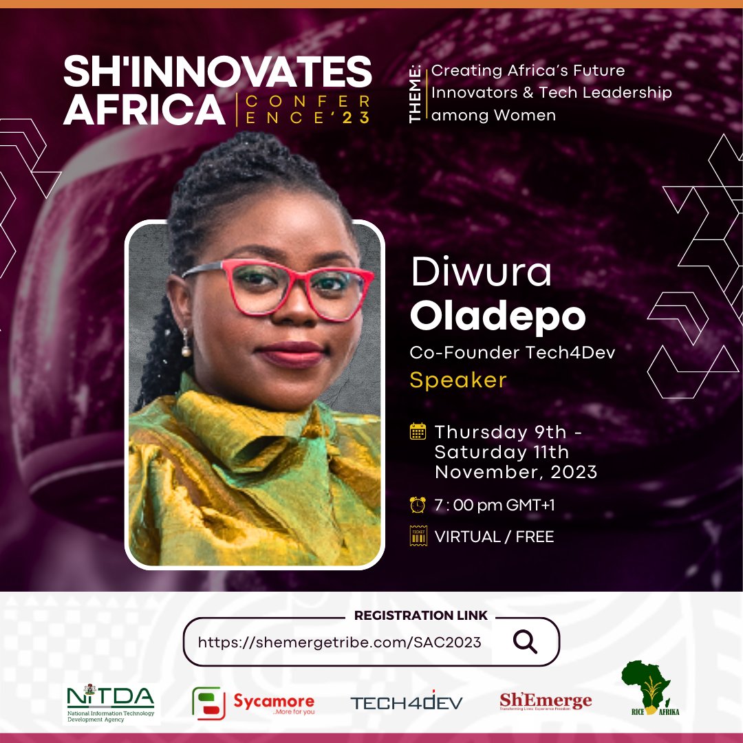 Sh_Emerge's tweet image. Amidst life&apos;s treasures, the most priceless is the company of wonderful people. One such gem is Oladiwura (Diwura) Oladepo.

Your unwavering support and encouragement for the Sh’Innovates Africa Conference made a world of difference.
#ShInnovatesAfrica #ShEmerge #FrancesAborigho