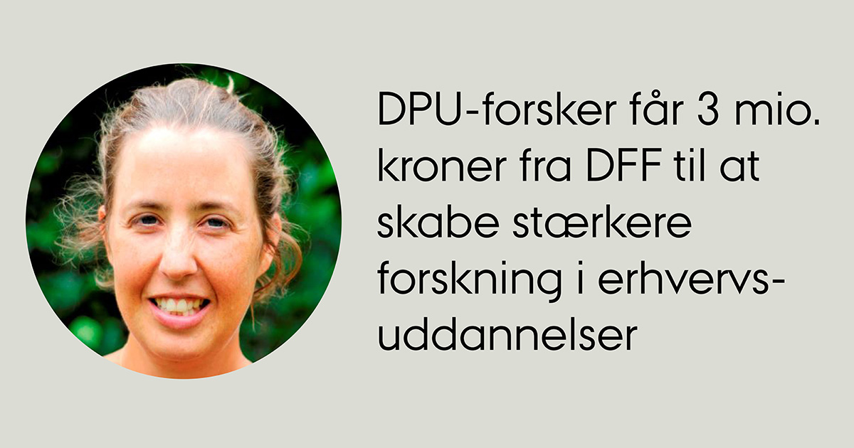 DPU, Aarhus Universitet (@dpuaarhusuni) on Twitter photo Nana Clemensen fra <a href="/DPUAarhusUni/">DPU, Aarhus Universitet</a> skal med en millionbevilling fra <a href="/DFF_raad/">DK Frie Forsk.fond</a> i ryggen undersøge, hvordan sproglige udfordringer kan udgøre en barriere for at gennemføre en #SOSU-uddannelse, og hvordan denne barriere kan afhjælpes. #dkforsk #uddpol
dpu.au.dk/om-dpu/nyheder… Nana Clemensen fra <a href="/DPUAarhusUni/">DPU, Aarhus Universitet</a> skal med en millionbevilling fra <a href="/DFF_raad/">DK Frie Forsk.fond</a> i ryggen undersøge, hvordan sproglige udfordringer kan udgøre en barriere for at gennemføre en #SOSU-uddannelse, og hvordan denne barriere kan afhjælpes. #dkforsk #uddpol
dpu.au.dk/om-dpu/nyheder…