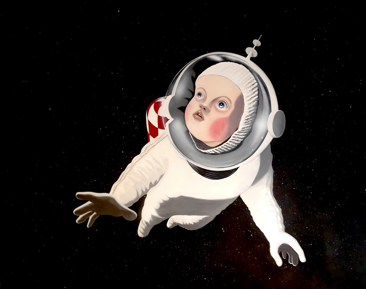 GPhilpottArt's tweet photo. Hi! Please check out my new 'Space Baby' artwork range of framed &amp; unframed Prints, T Shirts &amp; Tote Bags now available at my Etsy shop. Thanks Grant x https://t.co/cWG5k2eT0N... More gift ideas coming soon, watch this Space #etsyshop #tshirtdesign #giftideas #acrylicpainting #art https://t.co/eNt9TU0yWF