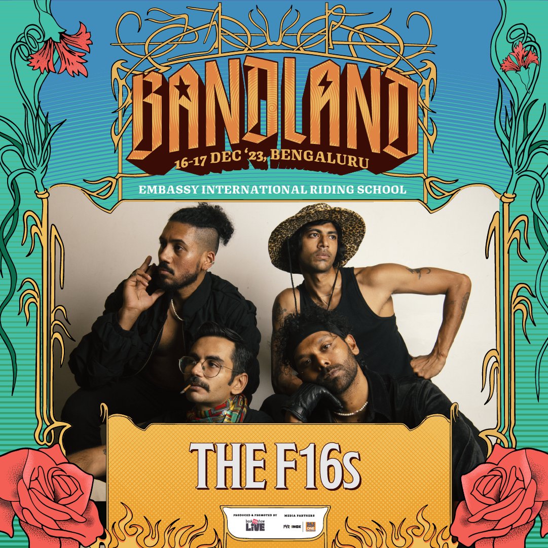 The F16s paint a vivid picture through melodic guitars, introspective songwriting &amp; evocative vocals.

In the global alternative music scene <a href="/TheF16s/">The F16s</a> are a rising force to be reckoned with!

Witness their electric performance, only at #Bandland.

Tickets: bandland.in