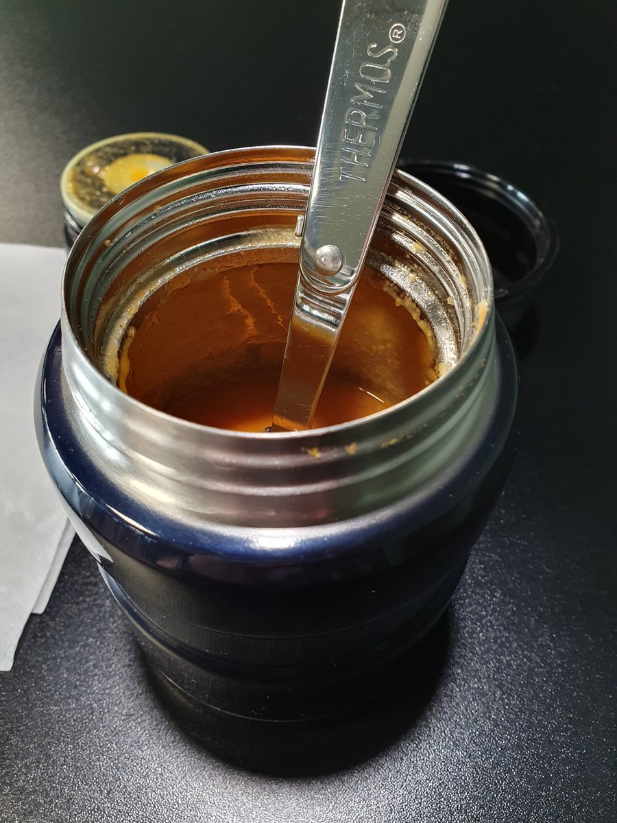 katie_jr's tweet image. I live by the credo of #BuyLessStuff, as you know.

However, I have treated myself to a food flask so I don't have to queue for the microwave at lunchtime.

Pumpkin soup is still hot 6 hours after putting it in, so I think it was a worthwhile investment.