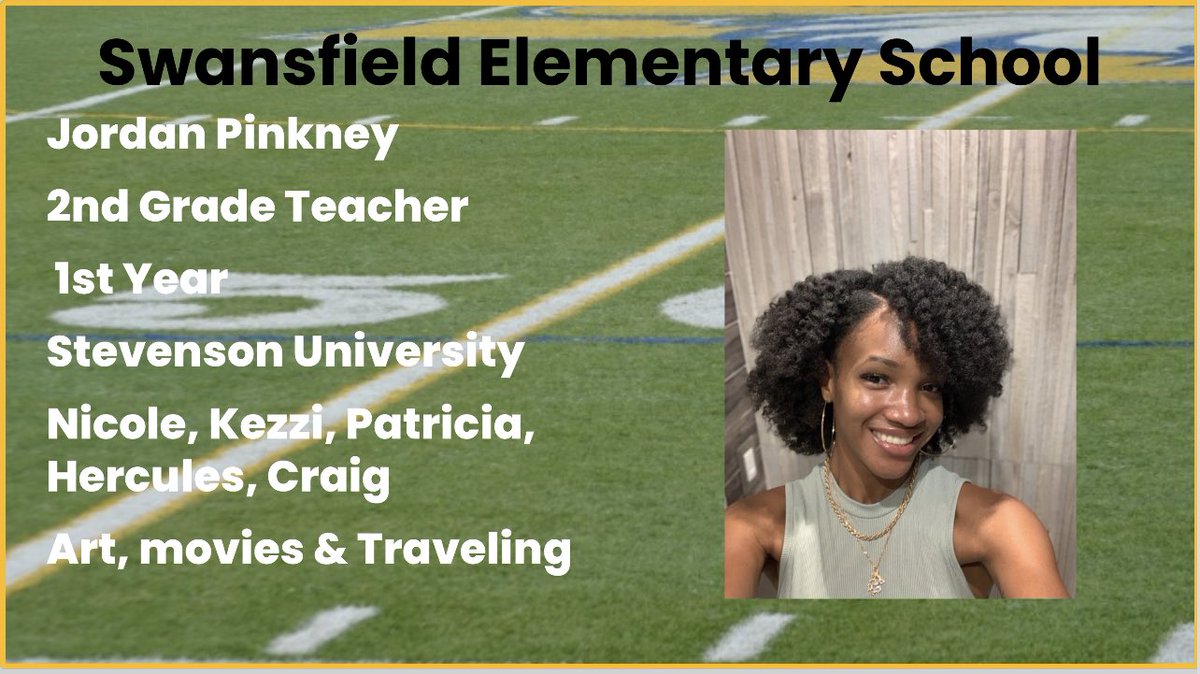 Introducing, Jordan Pinkney, one of our second grade teachers <a href="/msjpinkney/">msjpinkney</a>