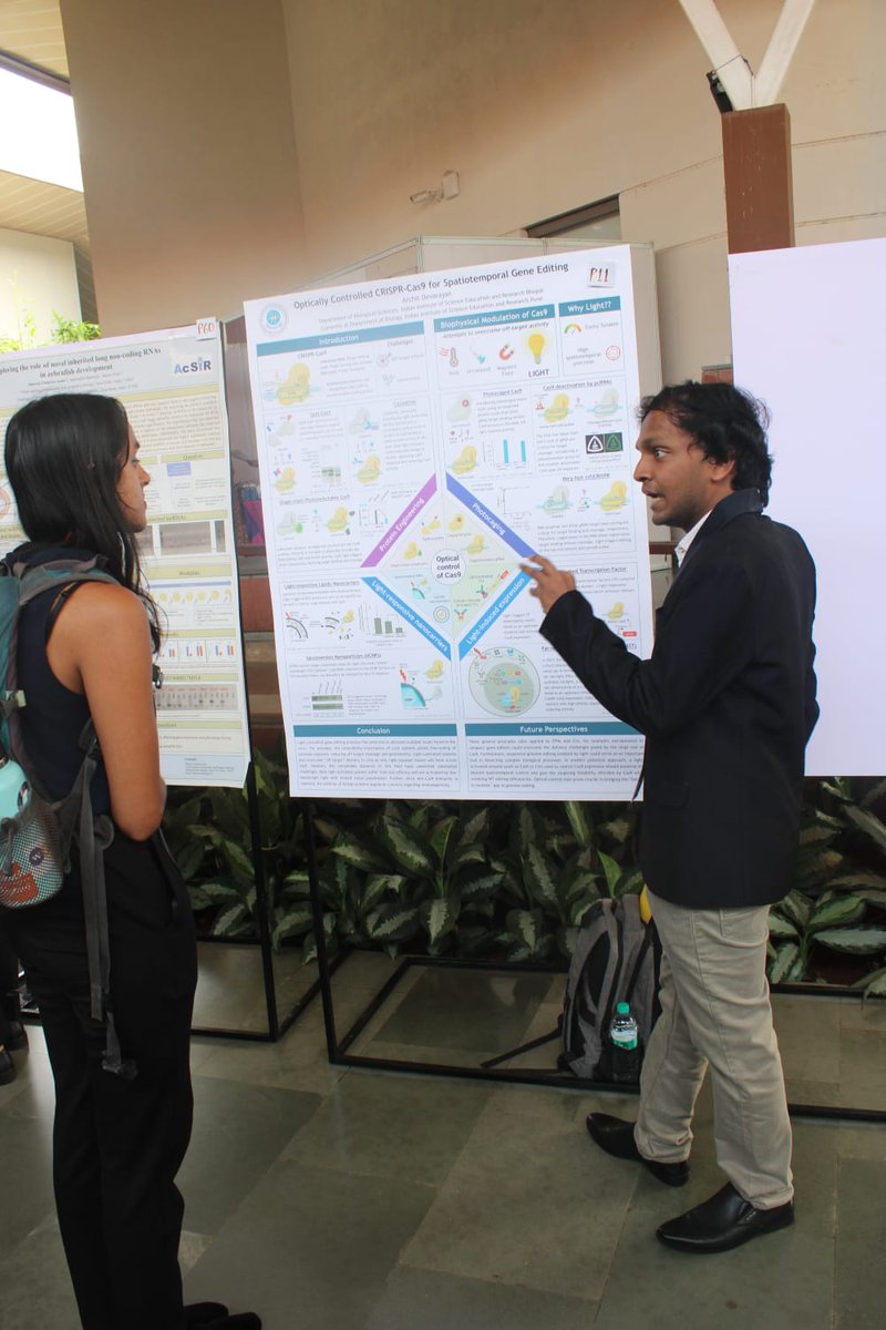 FGE2023's tweet photo. Few glimpses from our poster session 1, on day 2 of @FGE2023 
@IGIBSocial @bitsgoa #FGE2023Goa https://t.co/j8YW10OlPb