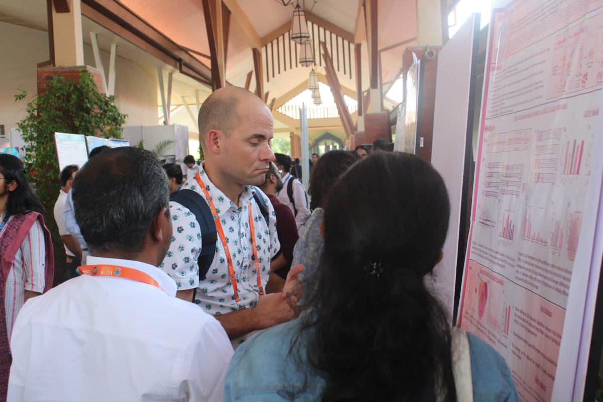 FGE2023's tweet photo. Few glimpses from our poster session 1, on day 2 of @FGE2023 
@IGIBSocial @bitsgoa #FGE2023Goa https://t.co/j8YW10OlPb