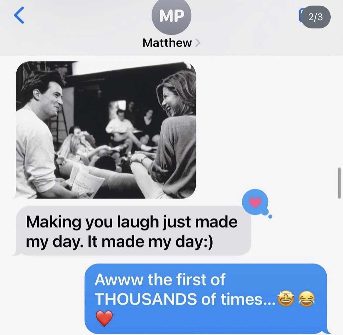 Inside Friends tweet media