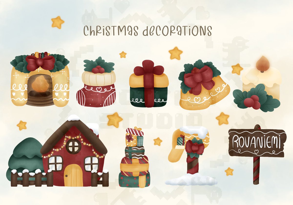scottistt's tweet photo. Christmas is coming 🎄
You can check it out on the link below.

https://t.co/SJYijtLvdC

#Christmas #decorate #holiday #Procreate #holiday #png #element https://t.co/cYVmYHSG8o