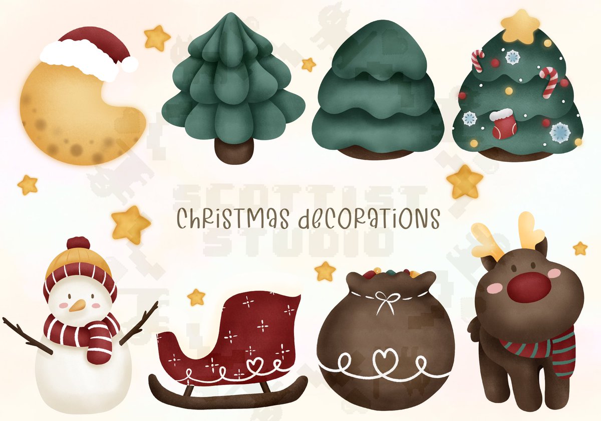 scottistt's tweet photo. Christmas is coming 🎄
You can check it out on the link below.

https://t.co/SJYijtLvdC

#Christmas #decorate #holiday #Procreate #holiday #png #element https://t.co/cYVmYHSG8o