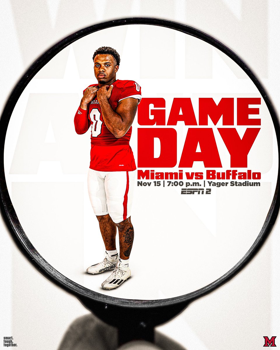 IT’S GAMEDAY IN OXFORD‼️

Primetime with a shot to lock in our spot in the MAC Championship😤

#RiseUpRedHawks | 🎓🏆