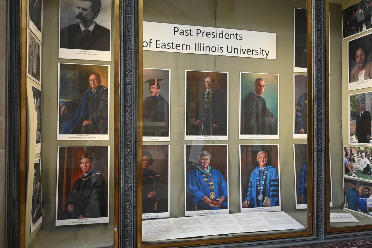Celebrate today's investiture of Jay D. Gatrell, Ph.D., the twelfth president, by exploring our exhibit in Booth Library's north lobby showcasing past presidents. All are welcome!