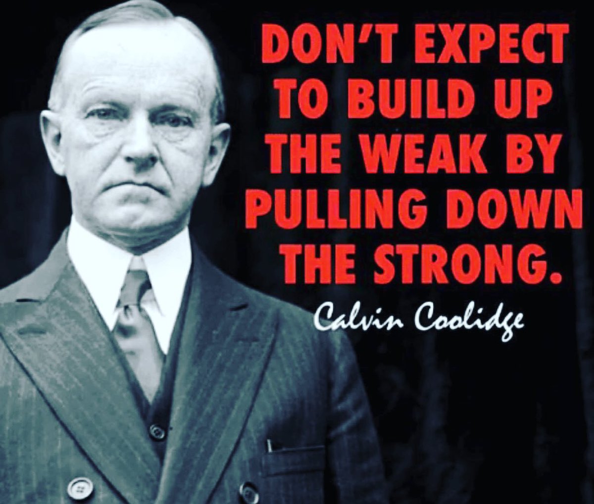 Wise words.
#CalvinCoolidge