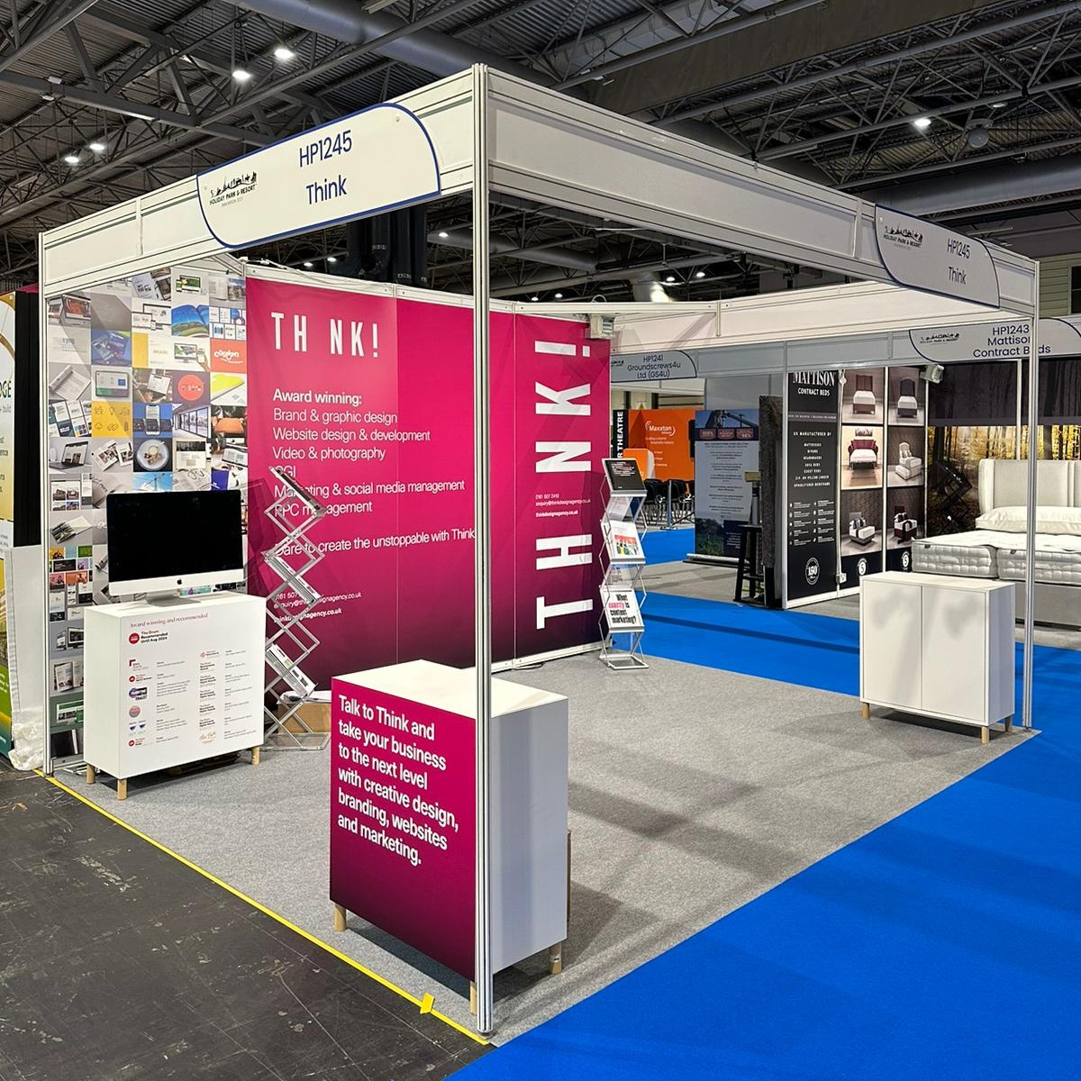 thinkdesignmcr's tweet photo. It's been a jam-packed morning for us at the @HP_Innovation event, and we're only on the first day!

Come visit us at Stand HP1245 for a chat. We are sure our range of digital services can help you out.

#think #marketing #webdesign #digital #digitalservices https://t.co/LH99RovVAs