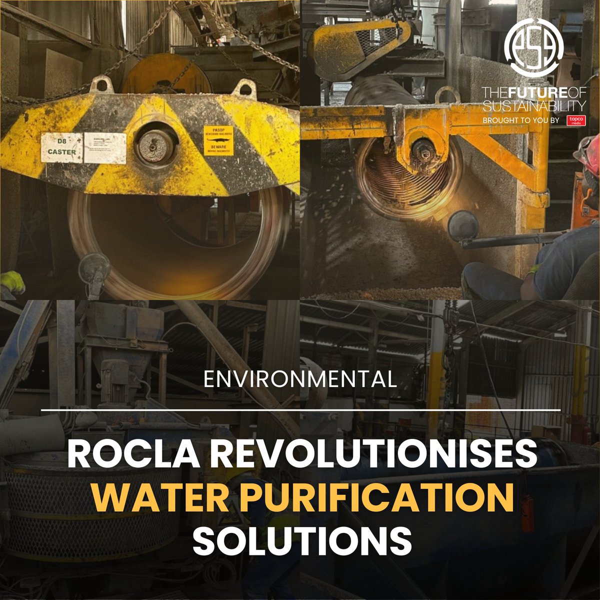 FutureofSustai1's tweet photo. #Rocla pioneers the #WaterPurification Revolution in #SouthAfrica! Partnering with Alltrap #Engineering, introducing cutting-edge solutions, committed to surpassing standards.
Explore the significance: https://t.co/vVU0ok5yRv💧
#FOS2024 #WaterSolutions #Sustainability #ESG https://t.co/0pWUPZfpvo