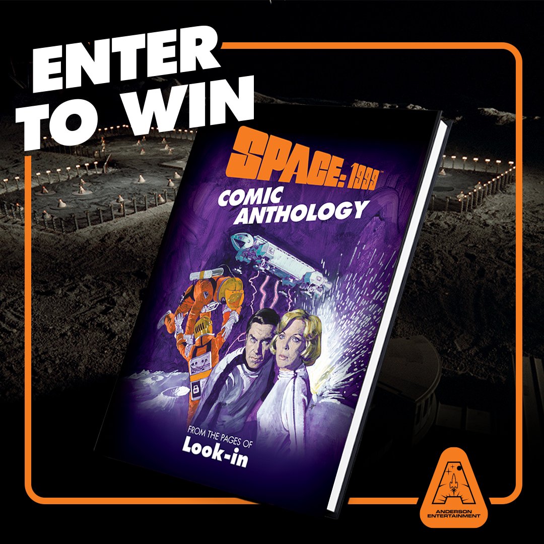 GerryAndersonTV's tweet photo. #Win a Space: 1999 Comic Anthology! To enter:
🪐 Follow us
🪐 Like &amp; RT
 
Hurry, ends Tuesday 14th November at 11:59 BST.
The winners will be chosen at random &amp; announced on Weds 15th November by this official account. Good luck!
 
T&amp;Cs apply. https://t.co/RdYHTBEydg
