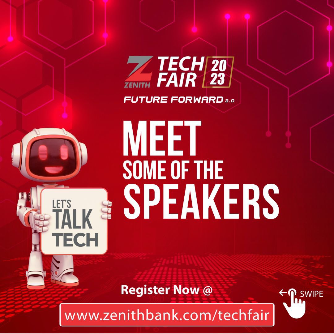 BarbieofMitch's tweet image. The Zenith Bank Tech Fair is about to set the tech world on fire! 🔥 Who&apos;s ready?

Meet some of the speakers for  #ZBTEchFair2023