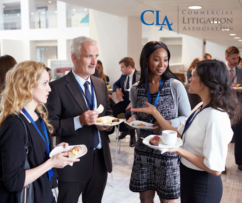 Membership of Commercial Litigation Association is free and one of the many benefits is the opportunity to network with lawyers, academics, third party funders, in house Counsel and others actively engaged in the commercial litigation process.  Join now. bit.ly/3Pw1S43
