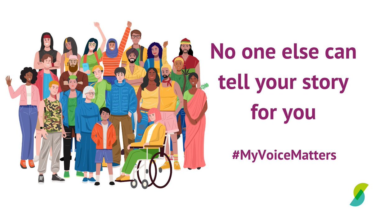 No one else can tell your story for you. 

Your voice matters – sharing your lived experience can make services better, and research more inclusive.

Watch our video and find out more: buff.ly/3Lx3CHt 

#MyVoiceMatters #inclusion #involvement #LivedExperience