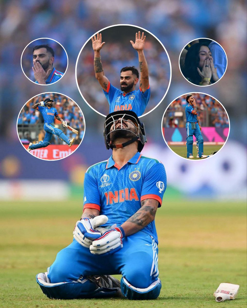 _BeingSabirKhan's tweet photo. 𝙈𝙊𝙉𝙐𝙈𝙀𝙉𝙏𝘼𝙇! 🫡🫡

Virat Kohli surpasses the legendary Sachin Tendulkar and now has the most centuries in Men's ODIs 👏👏

#TeamIndia | #CWC23 | #MenInBlue | #INDvNZ | @imVkohli https://t.co/dzCckQLfeh