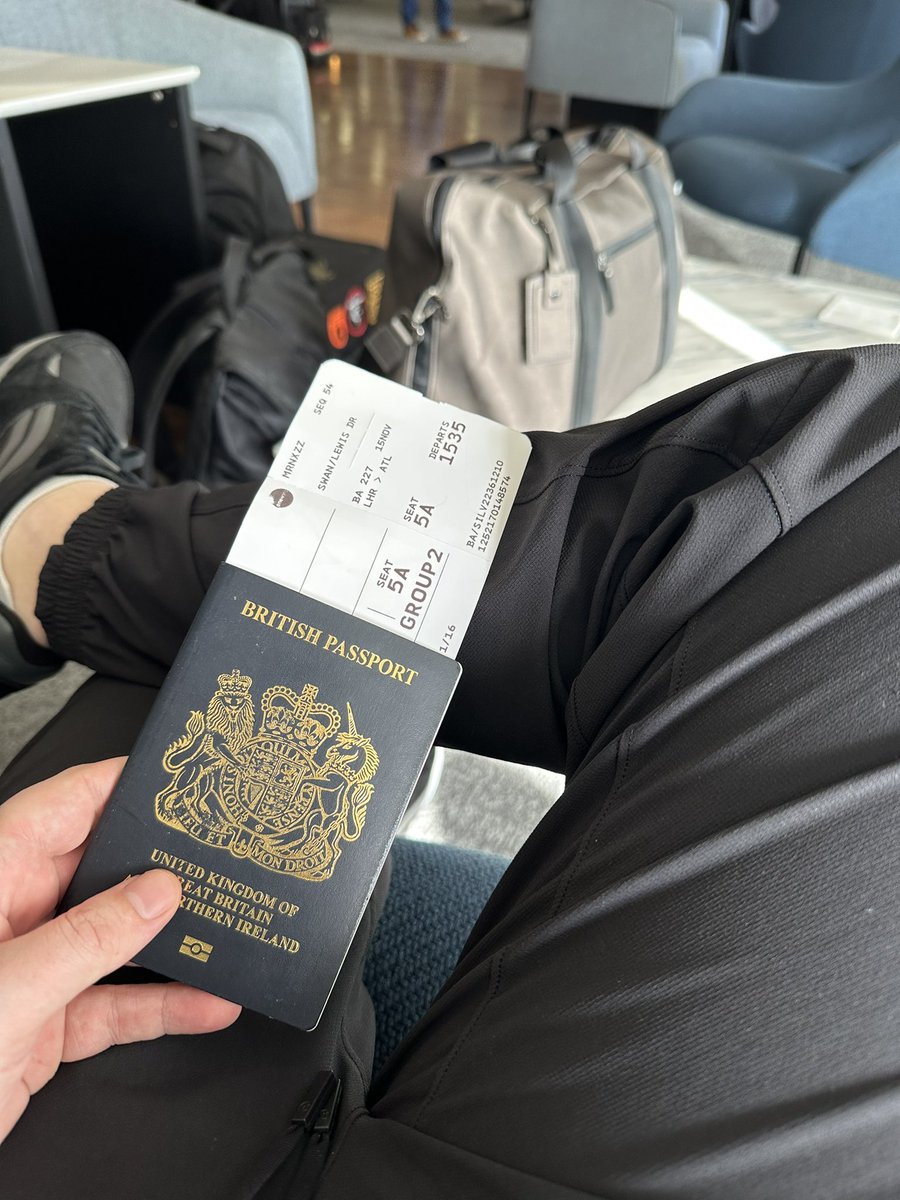 lewis_a_swan's tweet photo. Managed to find a rogue @AoS_Marshy92 in the airport and we’re safely checked in and ready for the Warhammer World Championships. Absolutely buzzing to be representing England in some capacity this year. Time to find the bar! #AoS #TeamSYM https://t.co/eVFpQJ4LVG