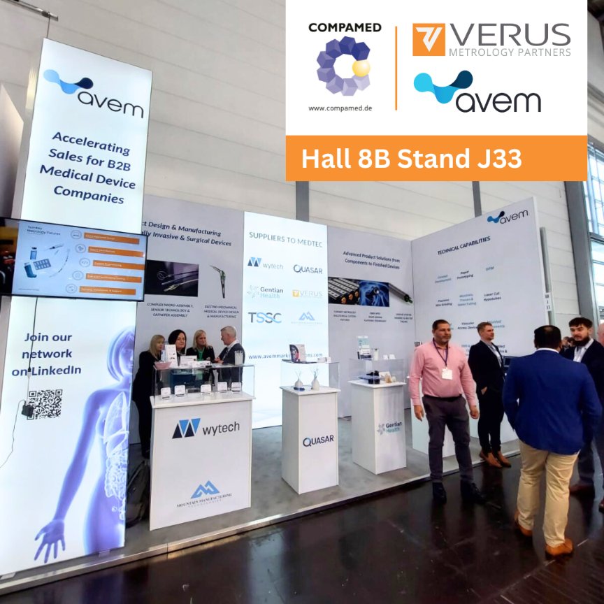 verusmetrology's tweet photo. #COMPAMED2023 this week in Duesseldorf! Join us in Hall 8B at Stand J33 to meet with technical metrology experts. Challenge us with your complex parts and projects and you will leave assured that you have found the solution your team needs. #AdvancedMetrologySolutions https://t.co/GzwCXFhjWJ