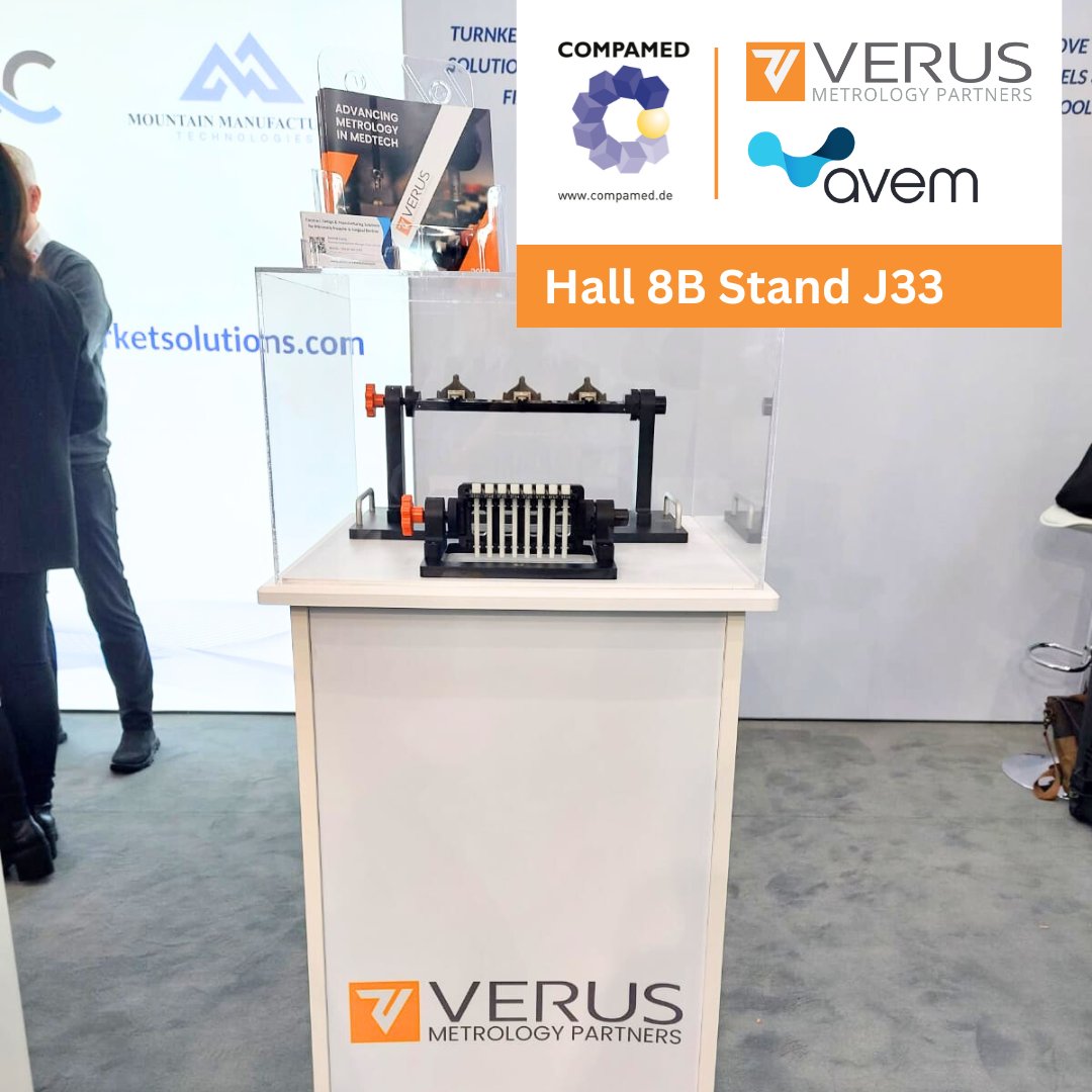 verusmetrology's tweet photo. #COMPAMED2023 this week in Duesseldorf! Join us in Hall 8B at Stand J33 to meet with technical metrology experts. Challenge us with your complex parts and projects and you will leave assured that you have found the solution your team needs. #AdvancedMetrologySolutions https://t.co/GzwCXFhjWJ