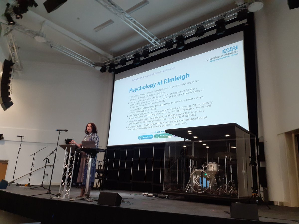 SHFT_transforms's tweet photo. Psychological intervetions at Elmleigh, helping patients understand how to stabilise during a crisis, and remove the barrier of the patient thinking its 'therapy'
#QIConference2023
#shfttransforms
@SHFT_transforms @Southern_NHSFT https://t.co/ahw2yQxz0Q