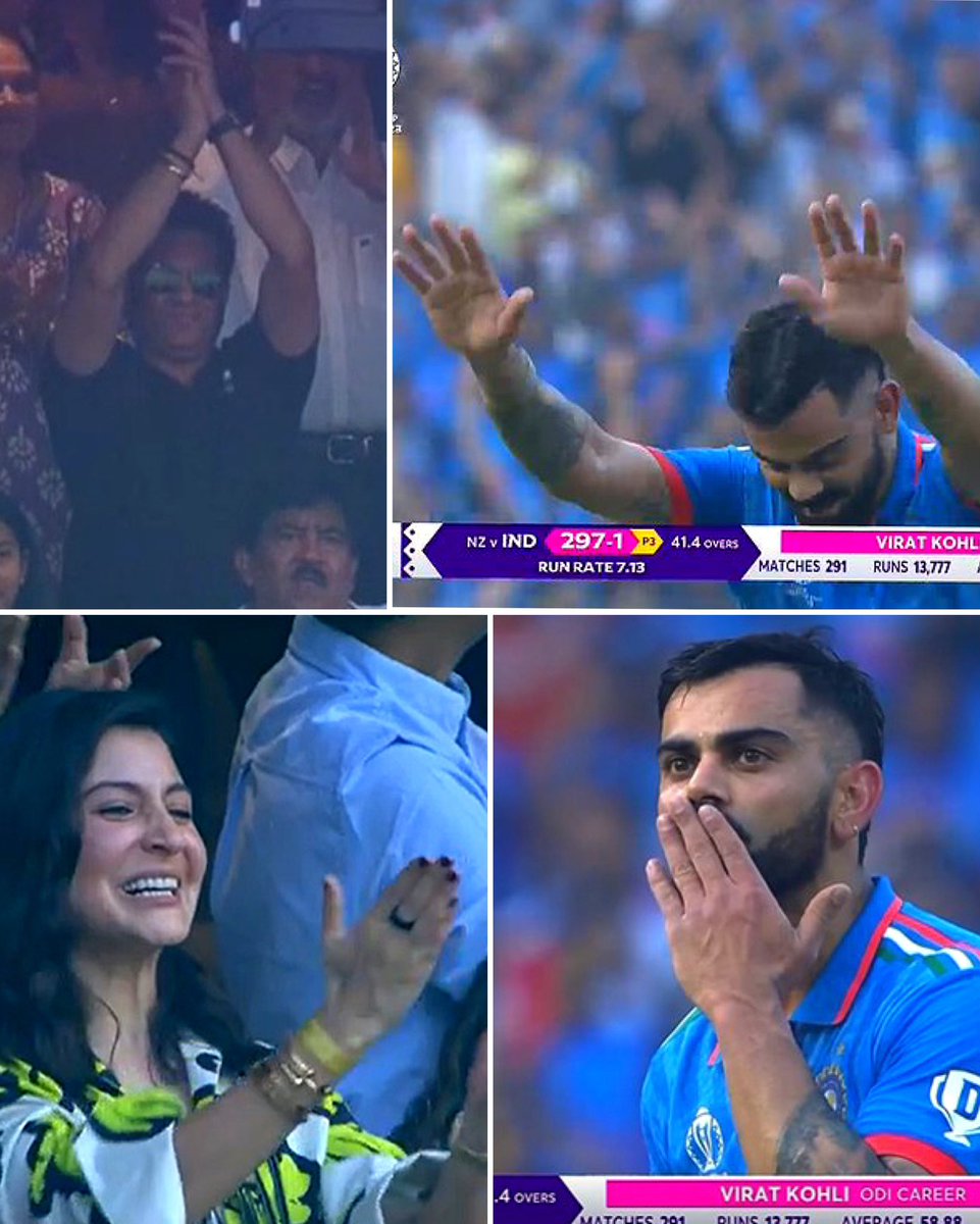 Jagann333's tweet photo. @sachin_rt @imVkohli One for his King, and one for his Queen. 💙 https://t.co/neeHTJIGph