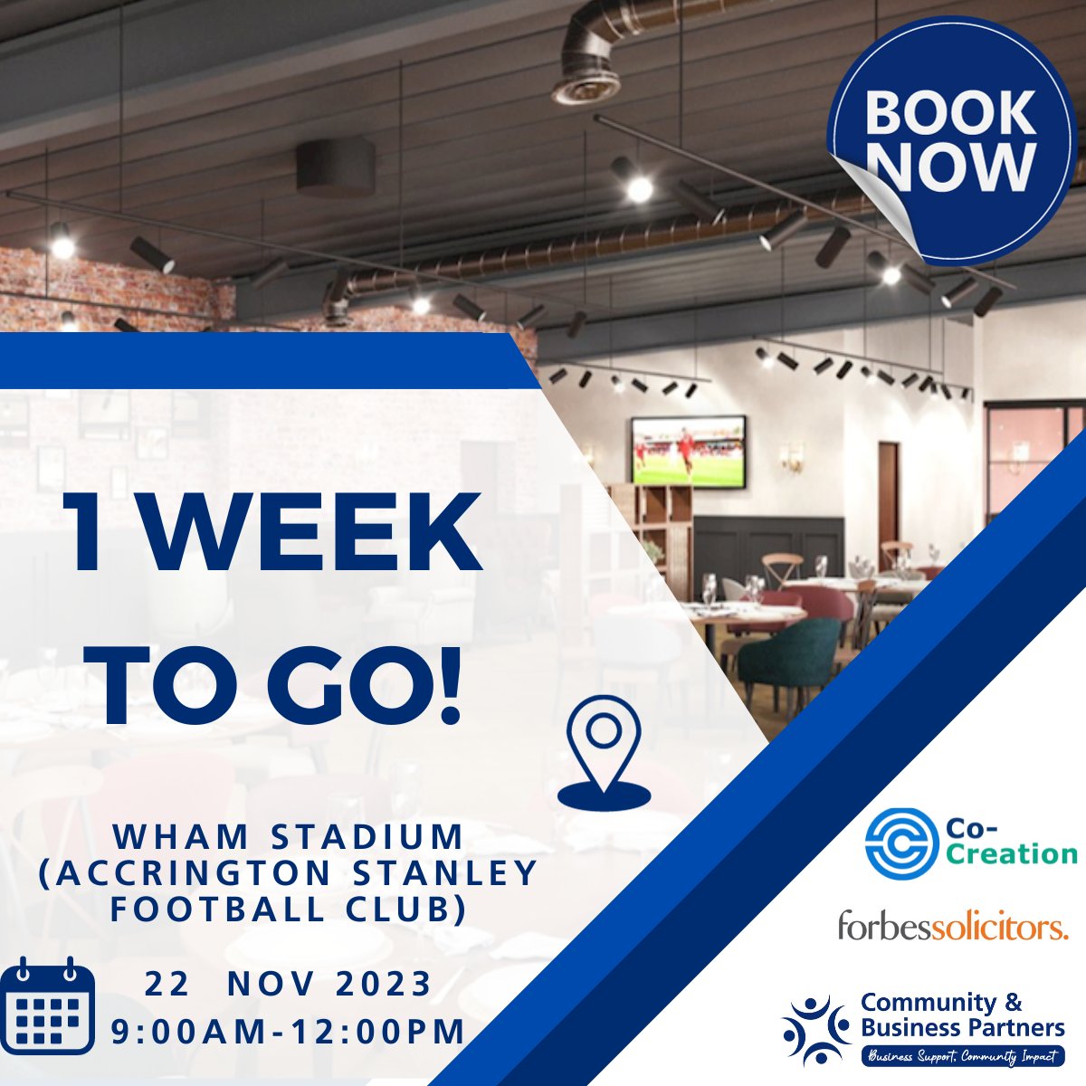 1 Week to North West HR Forum!

Topics on the day:
Legal Updates, Negotiation, Mediation and Employee Engagement.

Join Us: Elevate your business game!

Register: trybooking.com/uk/CSYM

#HRForum #LegalUpdates #NegotiationSkills #EmployeeEngagement #BusinessSuccess