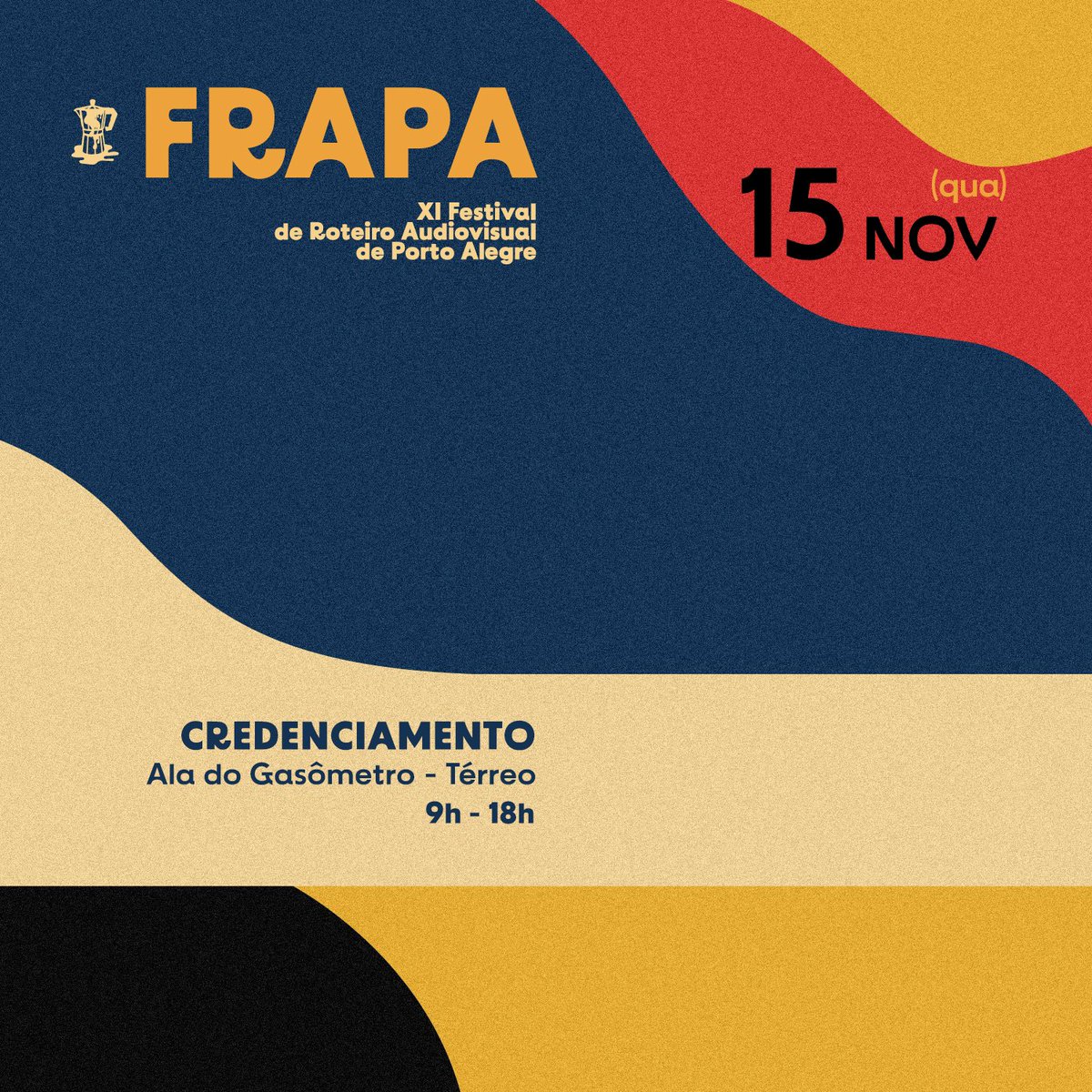 frapa_festival's tweet photo. Confira a programação do dia 15/11 ✨
#frapa2023 #concursoderoteiros #concursodeargumentos #rodadadenegocios #frapalab #roteiristas #cinemabrasileiro #mostradelongas https://t.co/QEmV89Ap8e