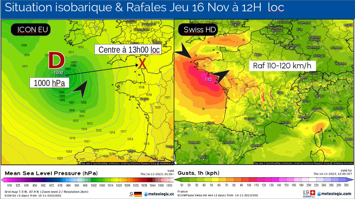 Yann_amice's tweet photo. ⚠️ Nouveau coup de vent en #Manche et sur une bonne moitié Nord avec le passage d'une petite dépression. Vents soufflant à plus de 110 à 120 km/h à la Cote. Le #Libecciu est en embuscade  ! 🌬️💨 #Météo #Manche #Corse #Bretagne
@meteologix @weathernco https://t.co/vOExLODBU5