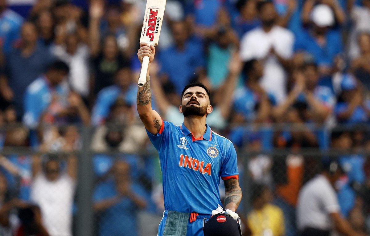 starjohnny2's tweet photo. Incredible achievement! 50 ODI centuries! 👑 @imVKohli, you are a cricketing marvel.

Congratulations on your phenomenal achievement in the World Cup semis! 🏏  #ViratKohli𓃵  #INDvsNZ #WorldCup2023 #ViratKohli𓃵 https://t.co/zpRVtKJMwi