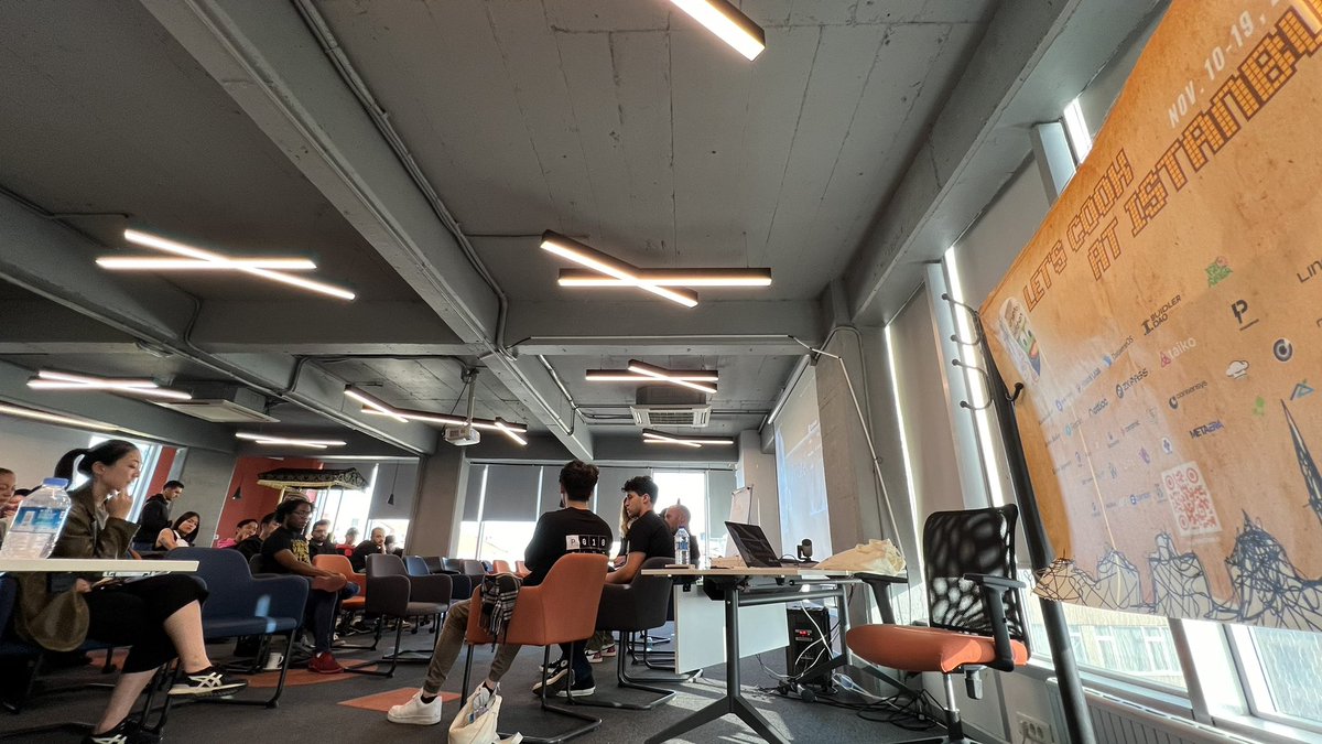 CryptoKitchen23's tweet photo. Unveiling the Power of Zero-Knowledge Proofs in the Digital Age, chefs from @zkPass @taikoxyz @Consensys @zksync @AleoHQ @NewTribeCap @Cointelegraph are discussing the overwhelming thesis in #CryptoKitchen23 just right now… #Devconnect #LetsCookatIstanbul https://t.co/huWLeNgyiZ