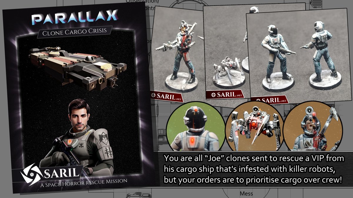 GrahamNStewart's tweet photo. Thanks to some new backers, we got to the first stretch goal for the little Kickstarter. Thankfully, I've also pretty much finished creating all the parts for it.  If you like a little sci-fi horror, then this will be right up your street. #ttrpg #scifi #kickstarter #dnd #fathead https://t.co/timdOrzMIH