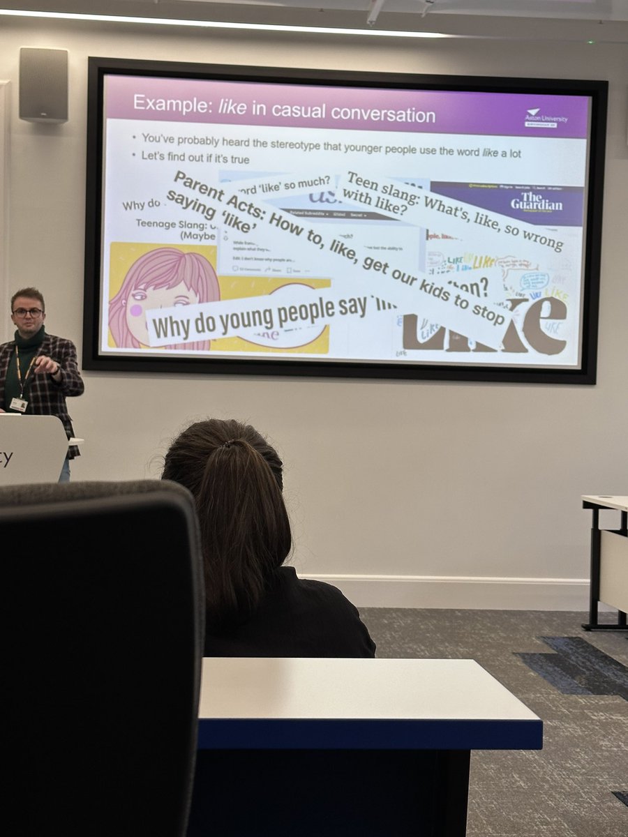reenateacha's tweet photo. Having an absolutely superb day @AstonUniversity for the A Level English Language conference. Reassuring to know I’ve covered lots of today’s content and gotten some great takeaways too. Oh, and the students have enjoyed themselves too! https://t.co/hn8vLfn9cb