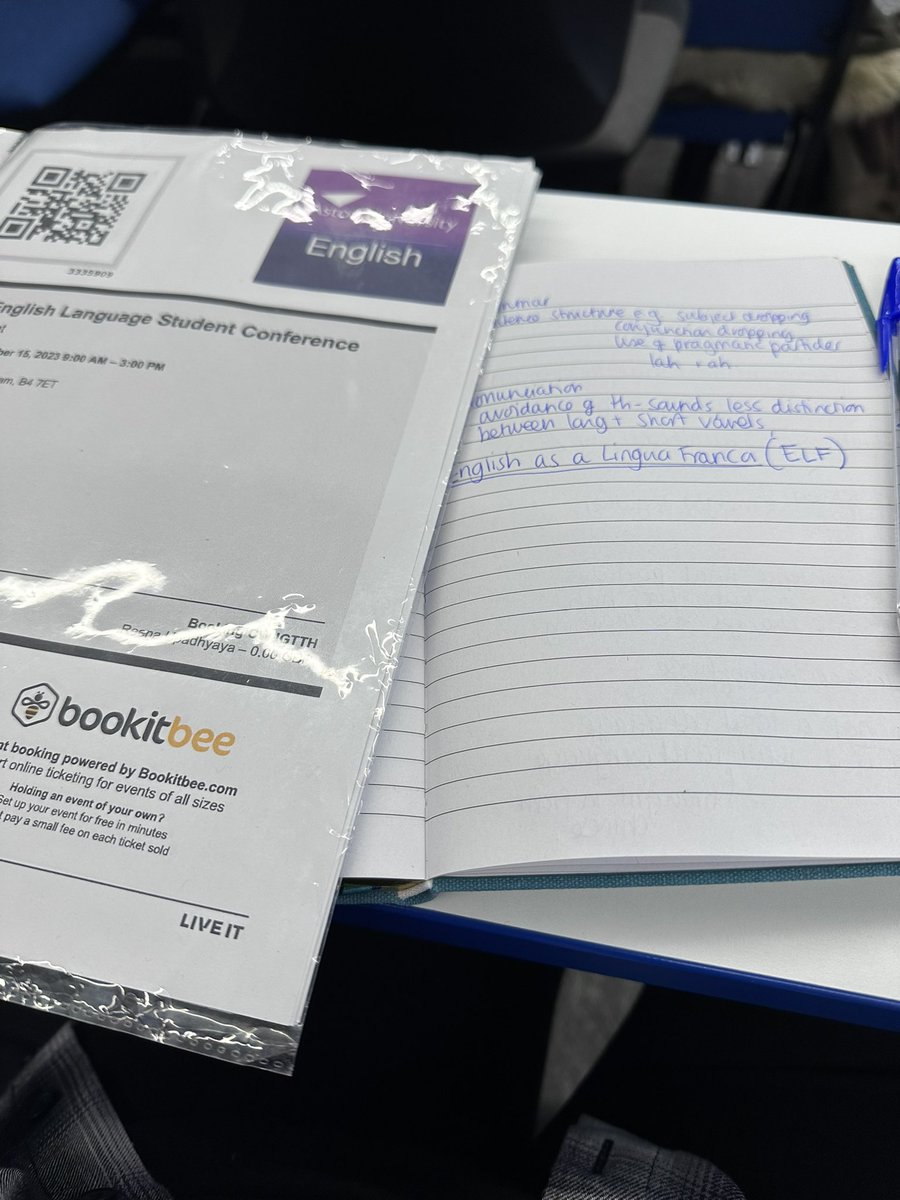 reenateacha's tweet photo. Having an absolutely superb day @AstonUniversity for the A Level English Language conference. Reassuring to know I’ve covered lots of today’s content and gotten some great takeaways too. Oh, and the students have enjoyed themselves too! https://t.co/hn8vLfn9cb