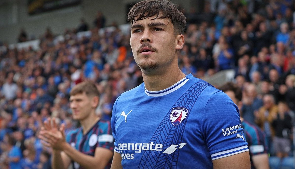 spirestats's tweet photo. A word on this man, been absolutely fantastic since the arrival of Freckleton!

Both defensively and attacking he's massively improved this season, ranks 2nd in the Chesterfield squad for defensive duels success rate and 3rd for passes per 90

So much quality 👏👏👏 https://t.co/7jR6EkqPKk