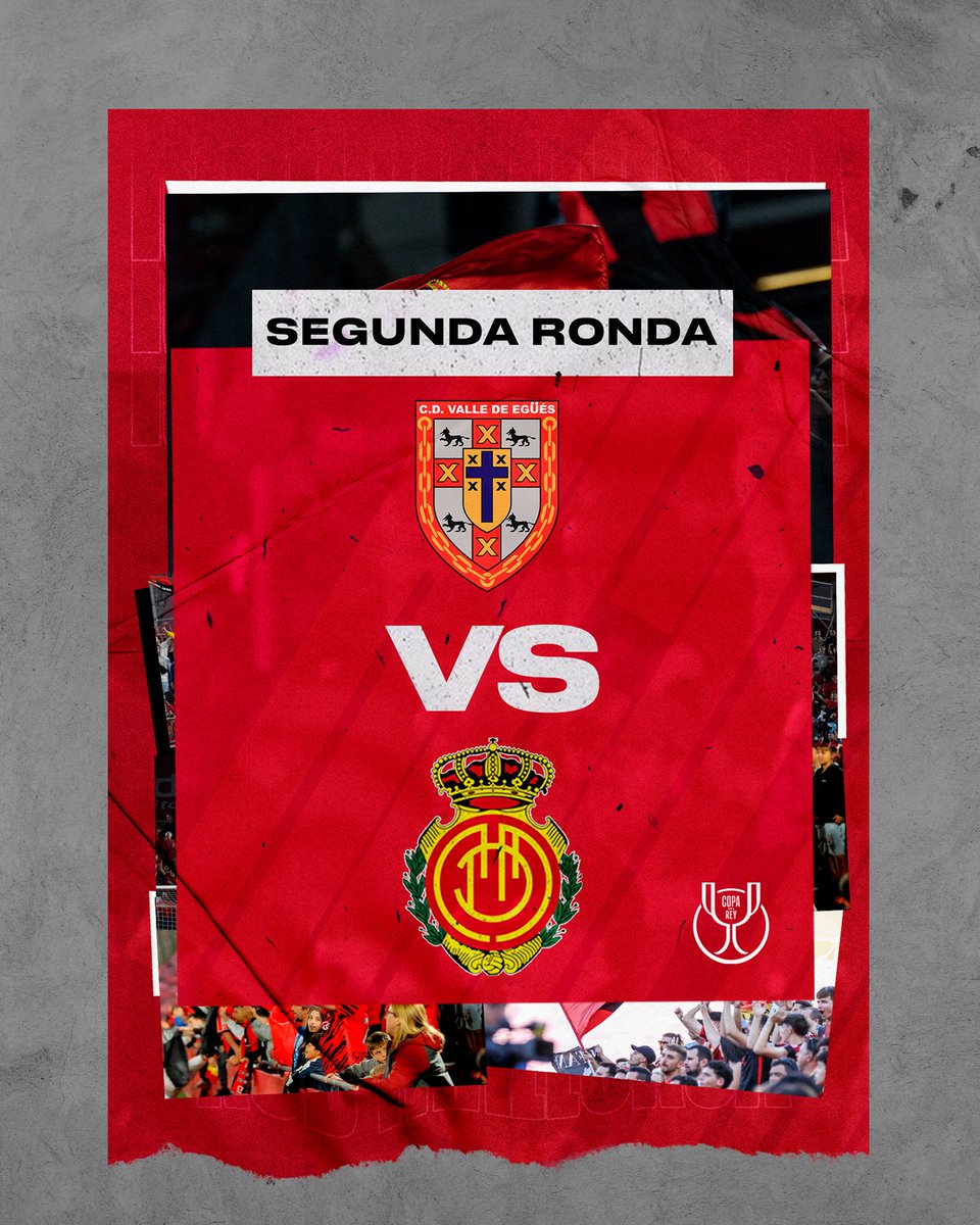 RCD_Mallorca's tweet photo. ❤️🖤🏆

Ya conocemos a nuestro rival para la 𝐬𝐞𝐠𝐮𝐧𝐝𝐚 𝐫𝐨𝐧𝐝𝐚 𝐝𝐞 𝐂𝐨𝐩𝐚. 

🆚 @AUPAEGUES https://t.co/hTlvBYDOTT