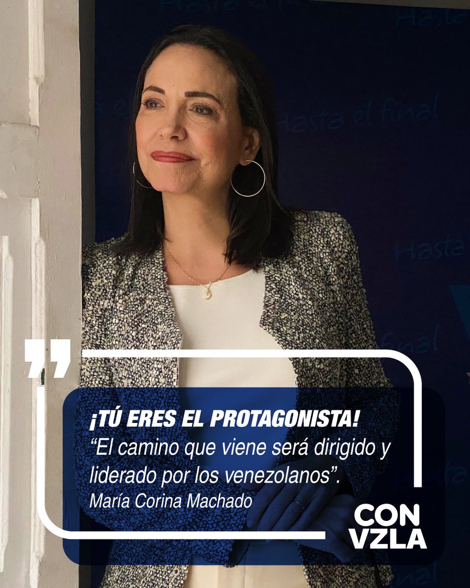 VenteVenezuela's tweet photo. En esta nueva fase de lucha, tú eres el protagonista.

#ConVzla https://t.co/6rBUJgXAYs