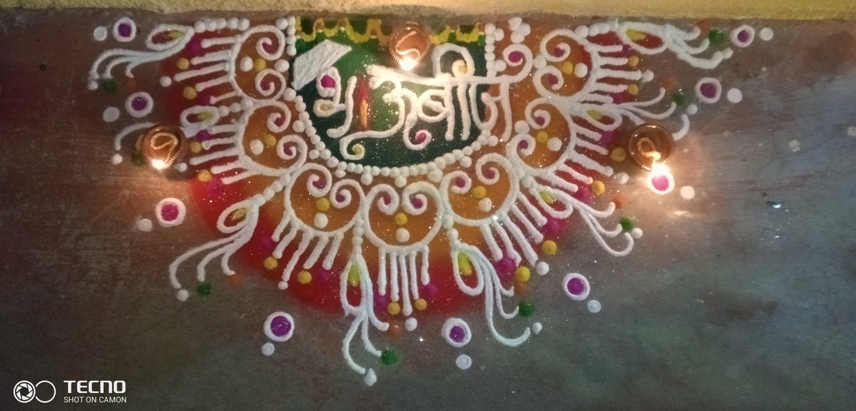 भाऊबीज 🌙✨

#HappyBhaidooj  🪔 
#HappyDiwali
#भाऊबीज
#Rangoli Made By me..❤️
