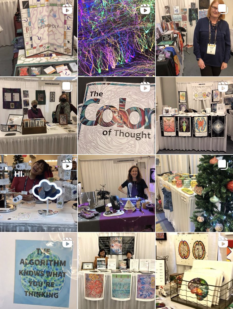Last day of SfN is TODAY!!!! Come see all 12 of the Neuro artists in the East Salon. Pssssst - I don’t know about everyone else but I’m having a 15% off sale for this final day so I don’t have to pack it up and take it home. 
RTs appreciated 🤩😍🥳
#sfn #SfN2023 #SfN23