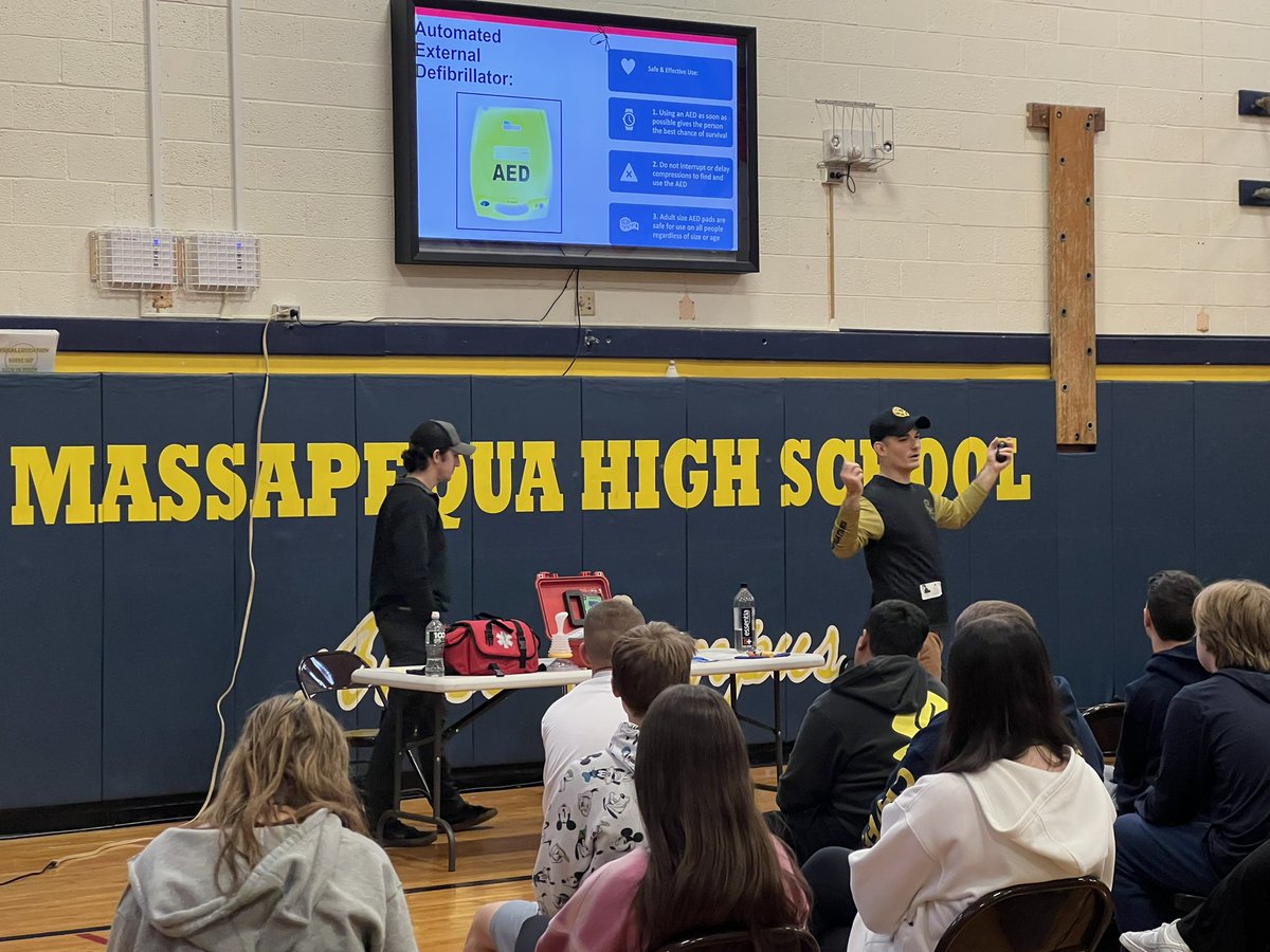 AmesChiefs's tweet photo. Recently, Covert Investigations did an Emergency Care Overview which highlighted CPR, AED, and Stop the Bleed during our P. E. Classes. https://t.co/mZqhv3l7SA