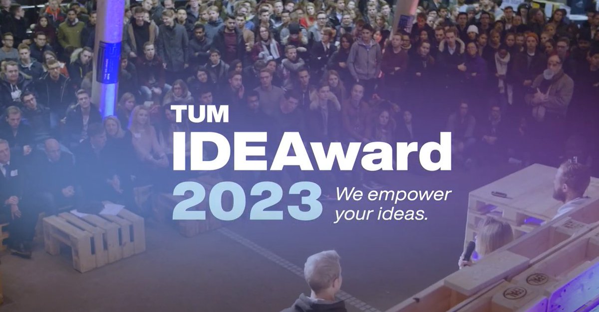 TU_Muenchen's tweet photo. The TUM #IDEAward is back on November 30! Ten #startup teams will present their exciting ideas and technologies.🚀In addition, there will be keynote speakers, a Q&A and #networking opportunities. Get your ticket now: https://t.co/aR0nBhnWdg
#innovation
@utum_muc
📷TUM ForTe https://t.co/iT7MKDEHzL