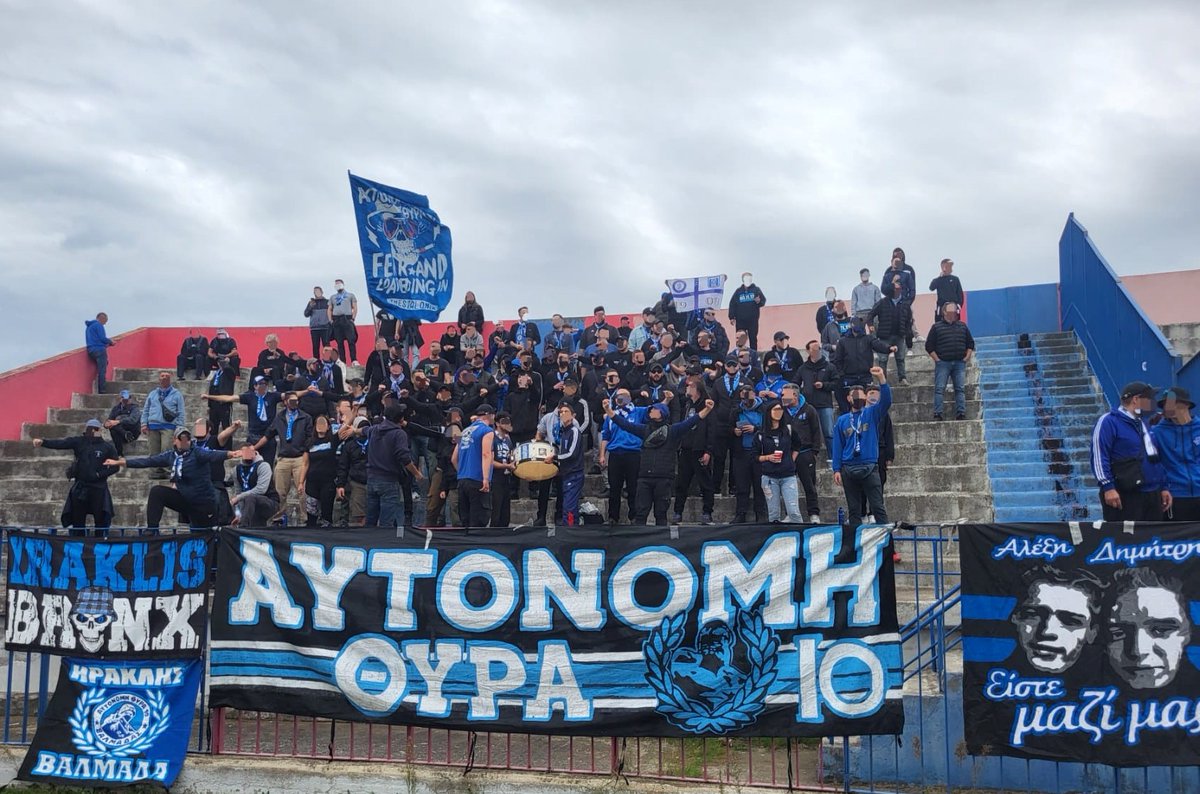 ultras1899_'s tweet photo. Niki Volos - Iraklis 1908 #ultras #Iraklis #Gate10 #ΑυτόνομηΘύρα10 #BlueFans #Thessaloniki (12.11.23) https://t.co/QNqfueUgsu